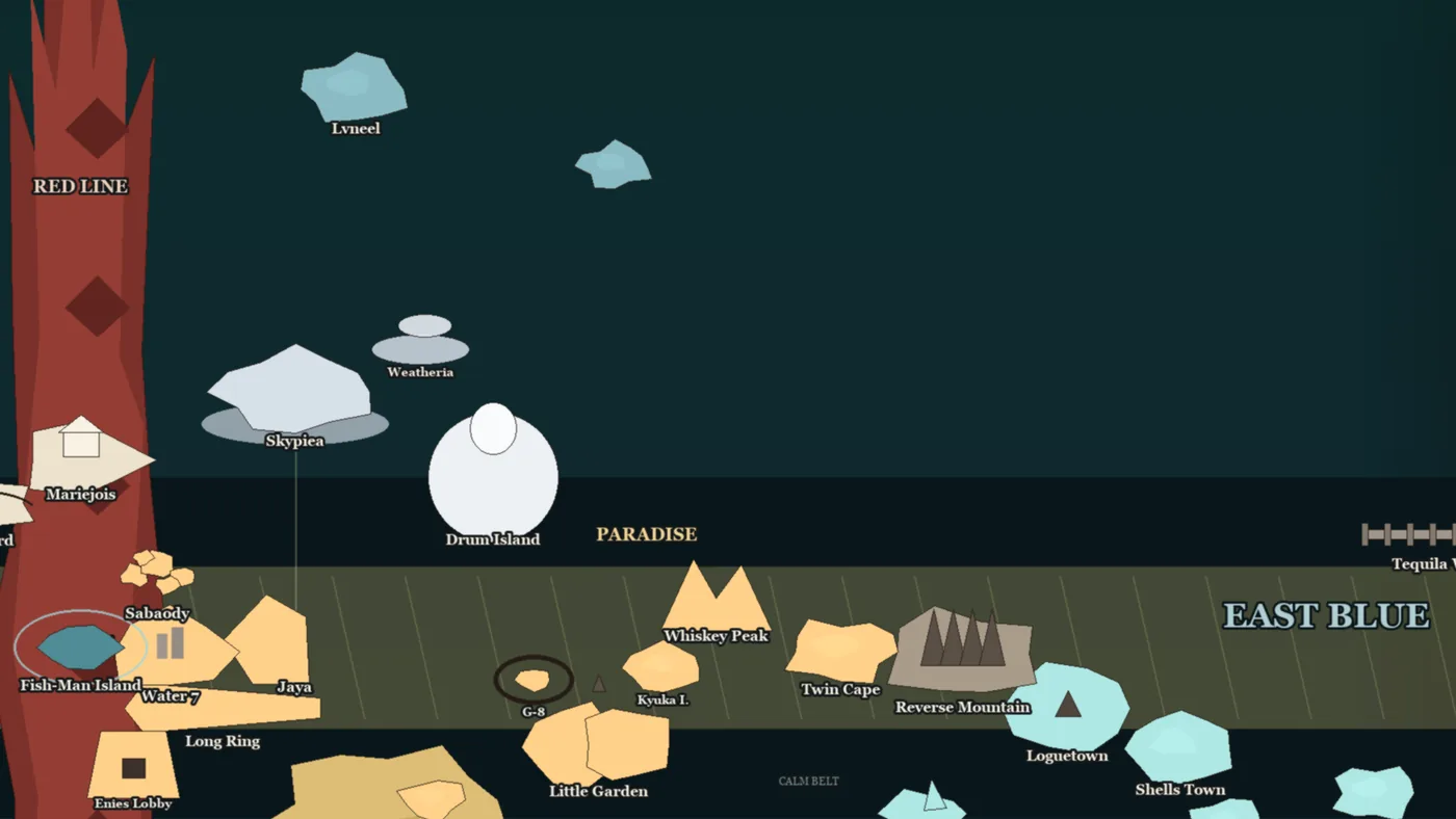 One Piece map
